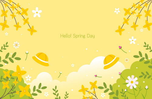 Bj그림벽지 AT16245653 계절 봄 인물 벽화 꾸미기 뮤럴벽지