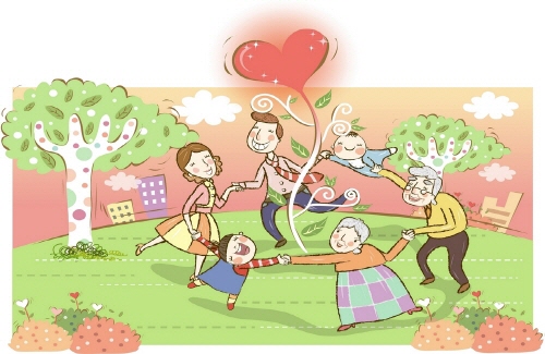 Bj그림벽지 AT210621 계절 봄 인물 벽화 꾸미기 뮤럴벽지