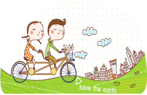 Bj그림벽지 AT232396 계절 봄 인물 벽화 꾸미기 뮤럴벽지