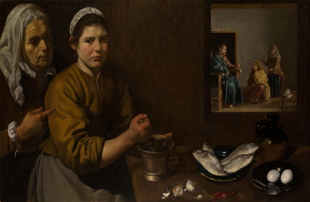 Bj그림벽지 유명명화 MK44-028 벨라스케즈 Diego_Velázquez 벽화 꾸미기 뮤럴벽지
