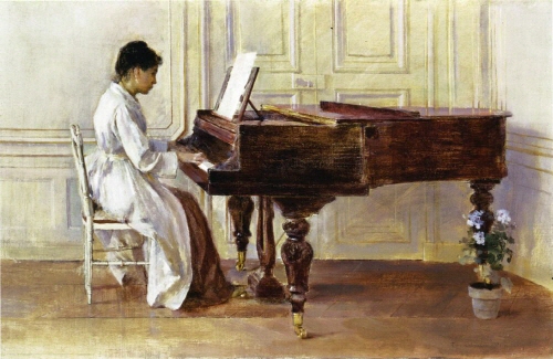 Bj그림벽지 유명명화 MK45-010 시어도어 로빈슨-Theodore Robinson 벽화 꾸미기 뮤럴벽지