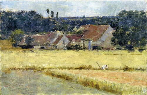 Bj그림벽지 유명명화 MK45-020 시어도어 로빈슨-Theodore Robinson 벽화 꾸미기 뮤럴벽지