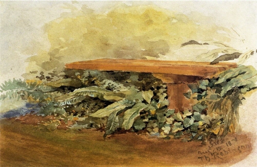 Bj그림벽지 유명명화 MK45-022 시어도어 로빈슨-Theodore Robinson 벽화 꾸미기 뮤럴벽지