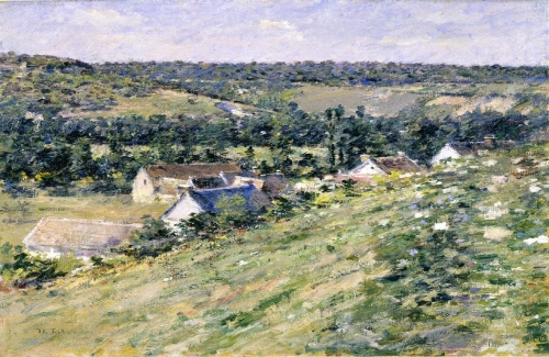 Bj그림벽지 유명명화 MK45-028 시어도어 로빈슨-Theodore Robinson 벽화 꾸미기 뮤럴벽지