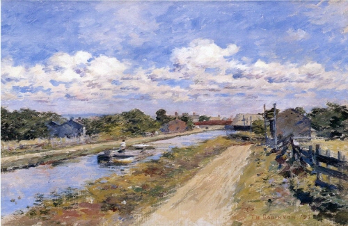 Bj그림벽지 유명명화 MK45-043 시어도어 로빈슨-Theodore Robinson 벽화 꾸미기 뮤럴벽지