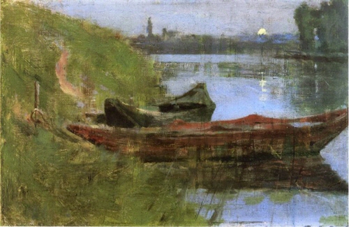 Bj그림벽지 유명명화 MK45-057 시어도어 로빈슨-Theodore Robinson 벽화 꾸미기 뮤럴벽지