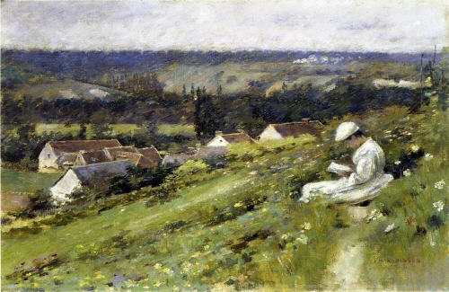 Bj그림벽지 유명명화 MK45-058 시어도어 로빈슨-Theodore Robinson 벽화 꾸미기 뮤럴벽지
