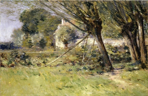 Bj그림벽지 유명명화 MK45-066 시어도어 로빈슨-Theodore Robinson 벽화 꾸미기 뮤럴벽지