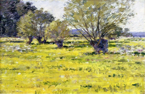 Bj그림벽지 유명명화 MK45-067 시어도어 로빈슨-Theodore Robinson 벽화 꾸미기 뮤럴벽지