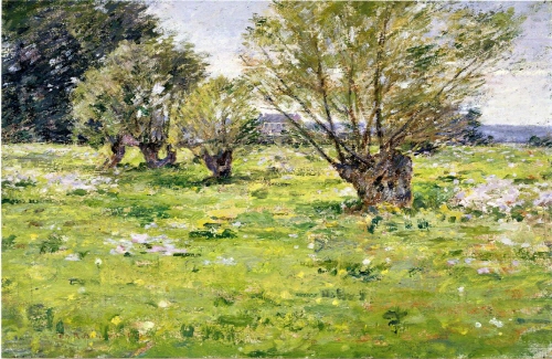 Bj그림벽지 유명명화 MK45-068 시어도어 로빈슨-Theodore Robinson 벽화 꾸미기 뮤럴벽지