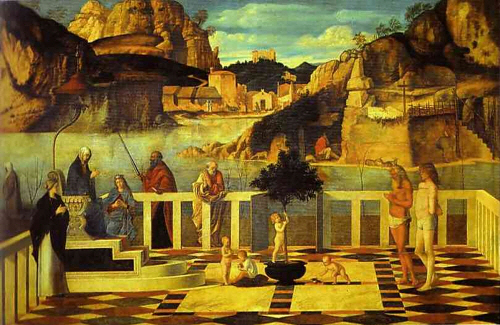 Bj그림벽지 유명명화 MK46-123 벨리니_Giovanni Bellini 벽화 꾸미기 뮤럴벽지