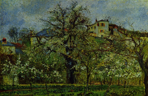 Bj그림벽지 유명명화 MK53-002 피사로_Camille Pissarro 벽화 꾸미기 뮤럴벽지