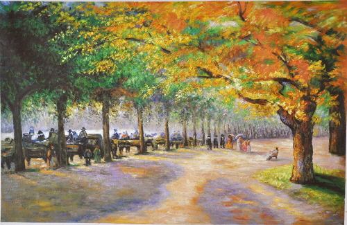 Bj그림벽지 유명명화 MK53-008 피사로_Camille Pissarro 벽화 꾸미기 뮤럴벽지