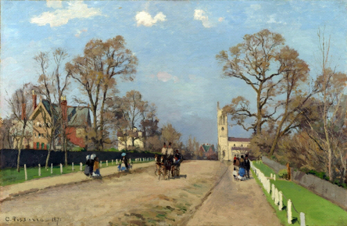 Bj그림벽지 유명명화 MK53-017 피사로_Camille Pissarro 벽화 꾸미기 뮤럴벽지