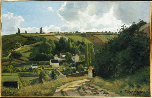 Bj그림벽지 유명명화 MK53-018 피사로_Camille Pissarro 벽화 꾸미기 뮤럴벽지