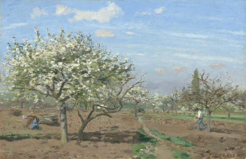 Bj그림벽지 유명명화 MK53-021 피사로_Camille Pissarro 벽화 꾸미기 뮤럴벽지
