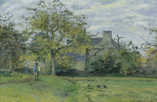 Bj그림벽지 유명명화 MK53-022 피사로_Camille Pissarro 벽화 꾸미기 뮤럴벽지