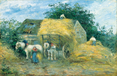 Bj그림벽지 유명명화 MK53-031 피사로_Camille Pissarro 벽화 꾸미기 뮤럴벽지