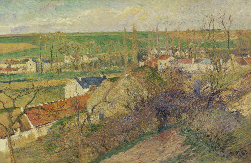 Bj그림벽지 유명명화 MK53-032 피사로_Camille Pissarro 벽화 꾸미기 뮤럴벽지