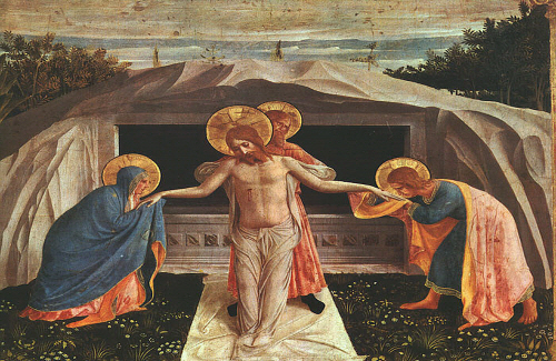 Bj그림벽지 유명명화 KM55-119 프라 안젤리코_Fra Angelico 벽화 꾸미기 뮤럴벽지