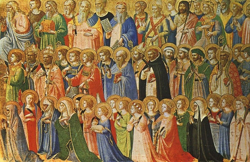 Bj그림벽지 유명명화 KM55-123 프라 안젤리코_Fra Angelico 벽화 꾸미기 뮤럴벽지