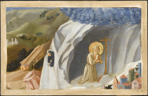 Bj그림벽지 유명명화 MK55-002 프라 안젤리코_Fra Angelico 벽화 꾸미기 뮤럴벽지