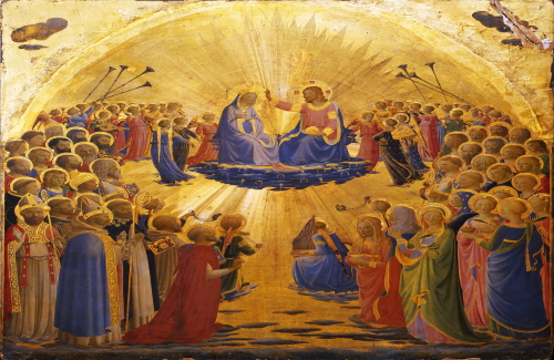Bj그림벽지 유명명화 MK55-003 프라 안젤리코_Fra Angelico 벽화 꾸미기 뮤럴벽지