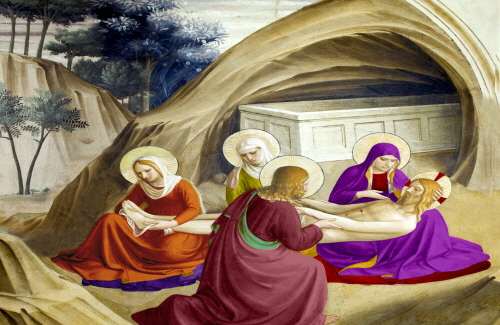 Bj그림벽지 유명명화 MK55-012 프라 안젤리코_Fra Angelico 벽화 꾸미기 뮤럴벽지