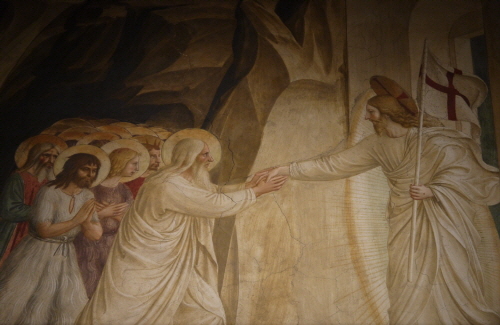 Bj그림벽지 유명명화 MK55-019 프라 안젤리코_Fra Angelico 벽화 꾸미기 뮤럴벽지