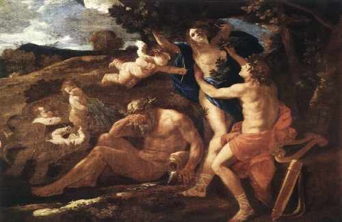 Bj그림벽지 유명명화 KM56-103 푸생_Nicolas Poussin 벽화 꾸미기 뮤럴벽지