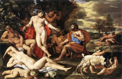 Bj그림벽지 유명명화 KM56-116 푸생_Nicolas Poussin 벽화 꾸미기 뮤럴벽지