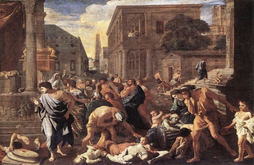 Bj그림벽지 유명명화 KM56-119 푸생_Nicolas Poussin 벽화 꾸미기 뮤럴벽지