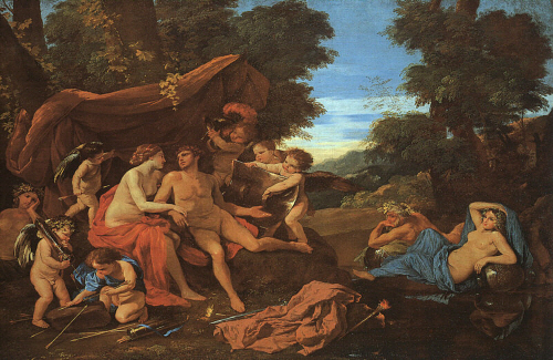 Bj그림벽지 유명명화 KM56-123 푸생_Nicolas Poussin 벽화 꾸미기 뮤럴벽지