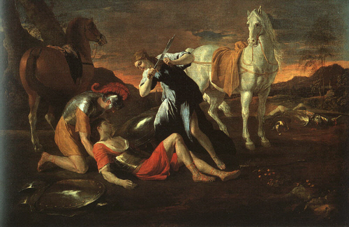 Bj그림벽지 유명명화 KM56-129 푸생_Nicolas Poussin 벽화 꾸미기 뮤럴벽지