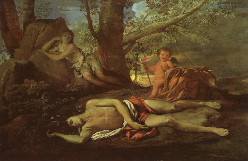 Bj그림벽지 유명명화 KM56-130 푸생_Nicolas Poussin 벽화 꾸미기 뮤럴벽지