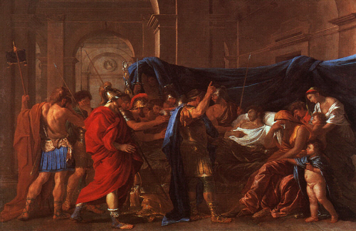 Bj그림벽지 유명명화 KM56-131 푸생_Nicolas Poussin 벽화 꾸미기 뮤럴벽지