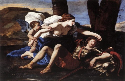 Bj그림벽지 유명명화 KM56-144 푸생_Nicolas Poussin 벽화 꾸미기 뮤럴벽지