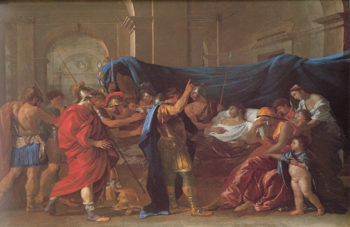 Bj그림벽지 유명명화 KM56-148 푸생_Nicolas Poussin 벽화 꾸미기 뮤럴벽지