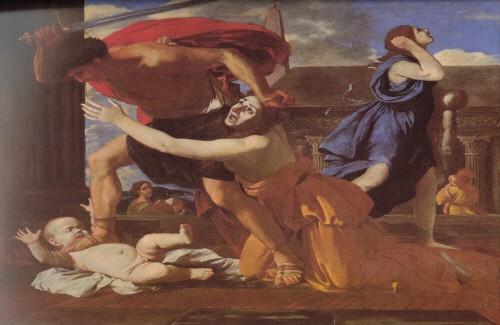Bj그림벽지 유명명화 KM56-155 푸생_Nicolas Poussin 벽화 꾸미기 뮤럴벽지