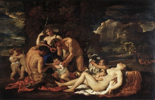 Bj그림벽지 유명명화 KM56-156 푸생_Nicolas Poussin 벽화 꾸미기 뮤럴벽지