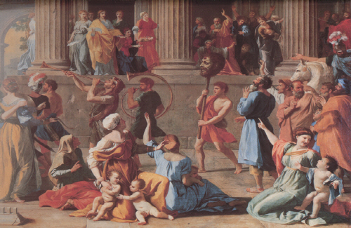 Bj그림벽지 유명명화 KM56-161 푸생_Nicolas Poussin 벽화 꾸미기 뮤럴벽지