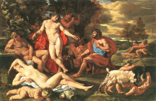 Bj그림벽지 유명명화 KM56-170 푸생_Nicolas Poussin 벽화 꾸미기 뮤럴벽지