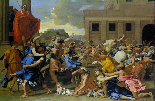 Bj그림벽지 유명명화 KM56-174 푸생_Nicolas Poussin 벽화 꾸미기 뮤럴벽지