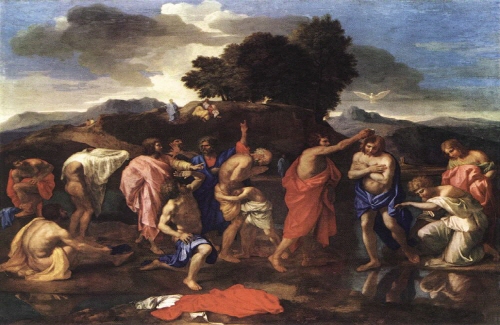 Bj그림벽지 유명명화 KM56-175 푸생_Nicolas Poussin 벽화 꾸미기 뮤럴벽지