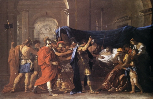 Bj그림벽지 유명명화 KM56-179 푸생_Nicolas Poussin 벽화 꾸미기 뮤럴벽지