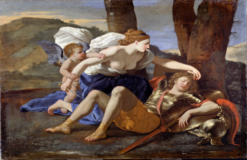 Bj그림벽지 유명명화 MK56-002 푸생_Nicolas Poussin 벽화 꾸미기 뮤럴벽지