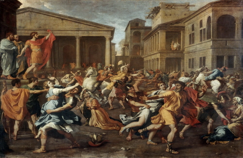 Bj그림벽지 유명명화 MK56-003 푸생_Nicolas Poussin 벽화 꾸미기 뮤럴벽지