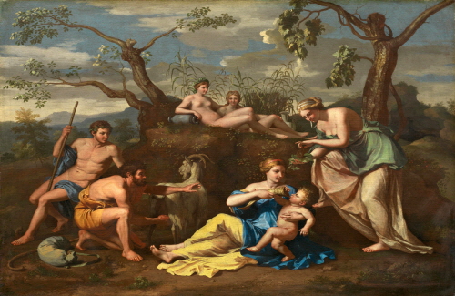 Bj그림벽지 유명명화 MK56-007 푸생_Nicolas Poussin 벽화 꾸미기 뮤럴벽지