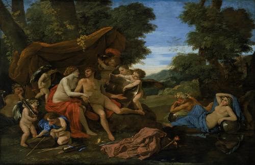 Bj그림벽지 유명명화 MK56-010 푸생_Nicolas Poussin 벽화 꾸미기 뮤럴벽지