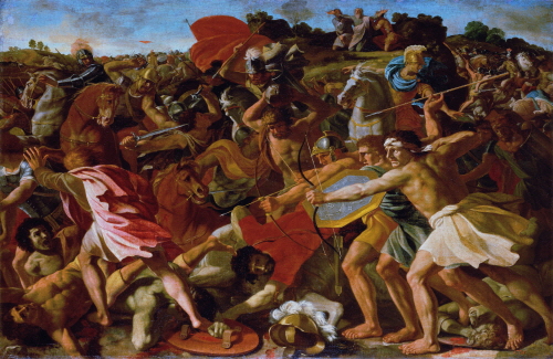 Bj그림벽지 유명명화 MK56-013 푸생_Nicolas Poussin 벽화 꾸미기 뮤럴벽지